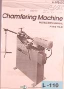 LNS America, 76 & 115-JB, Chamfering, Instruction Manual